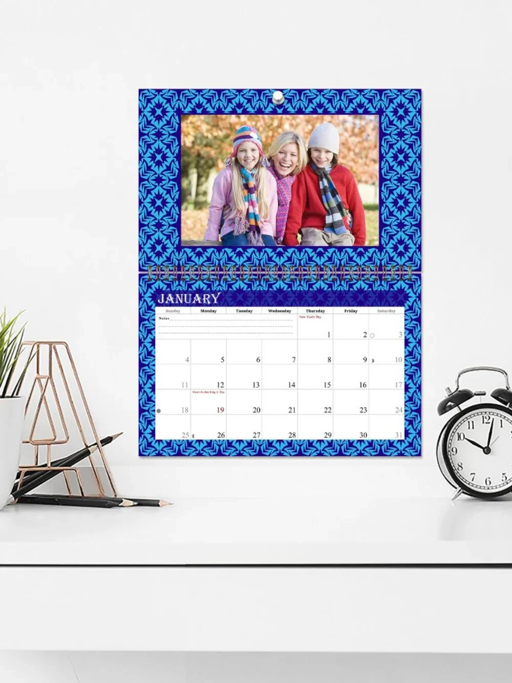 Personalized Custom 2027 Personalized Custom - 12 Months Calendar 8.5x11In. #07